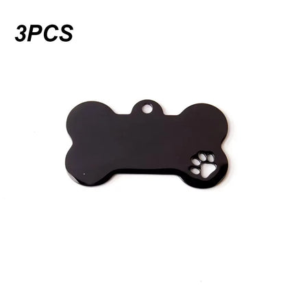 Personalized Pet ID Tag Safety Anti-Loss Dog Cat Tag with Instant Info Custom Engraved Stainless Steel Name Tag Durable Pet Tag