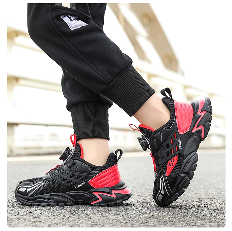 Children Athletic Sneakers Summer Breathable Lightweight Outdoor Running Shoes Non-slip Tennis for Boys Kids Sports Size 28-39