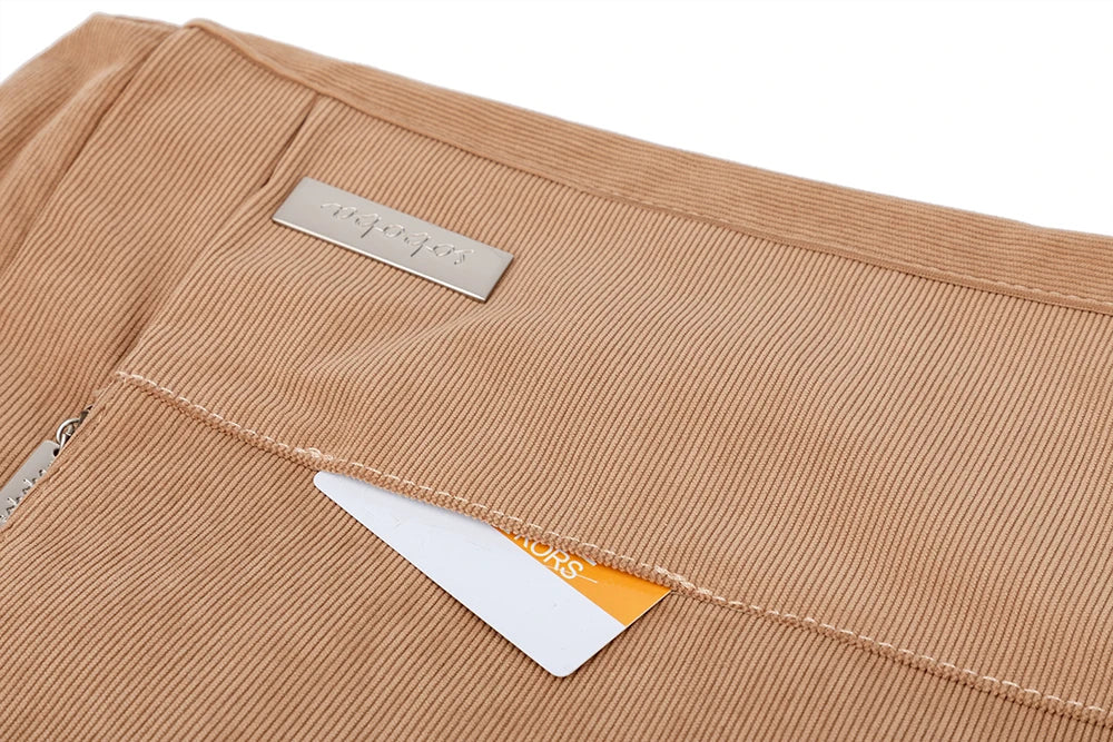 Soboba Large Capacity Diaper Backpack for Mom with Soft Corduroy Fabric and Convenient Design