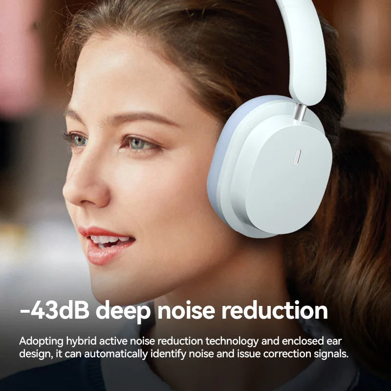 2026 New Foldable Headset Wireless Bluetooth Earbuds Head Mounted Noise Cancelling Earphones Sports with Mic Music Headphones