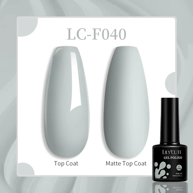 Gel Nail Polish - LILYCUTE UV Gel Varnish 7ML | Soak Off, Long Lasting Colors