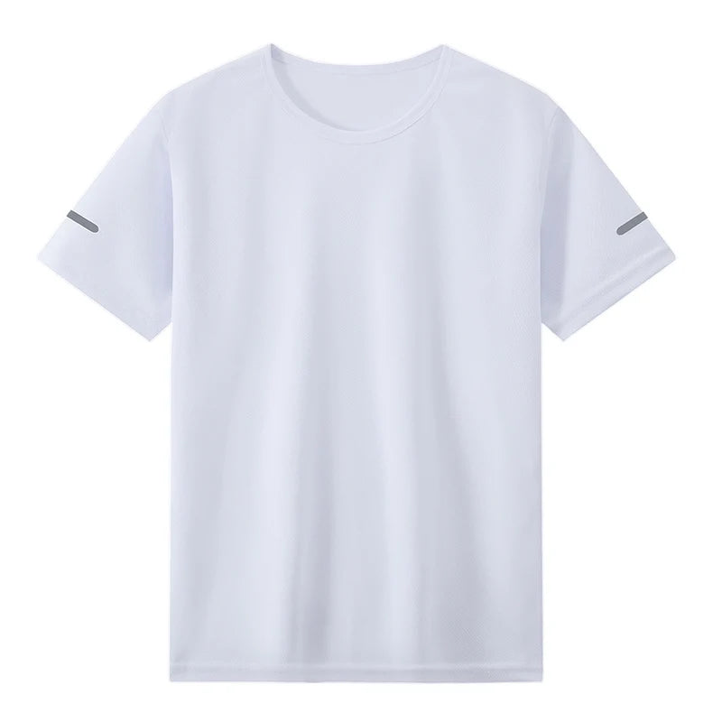 1/4piece Spring/Summer Youth Plus Size 13-16 Years Old Quick Drying Sports Short Sleeved T-shirt Versatile Top For Boys And Girl