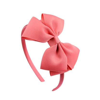 Handmade Hair Bows for Baby Girls - Cute Solid Headbands in 20 Colors