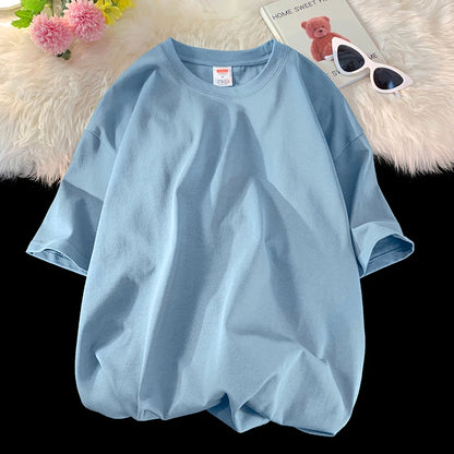 LEGIBLE 2025 Summer Men's T Shirt Casual Loose Cotton Short Sleeve T-Shirt Mens Top Tee shirt Men