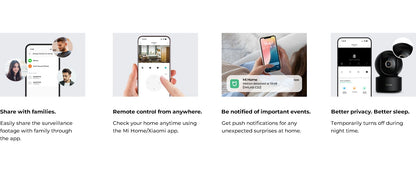 IMILAB WiFi 6 Indoor Baby Monitor Camera with AI Detection Night Vision 2-Way Audio 360° PTZ for Child Safety C21/C22