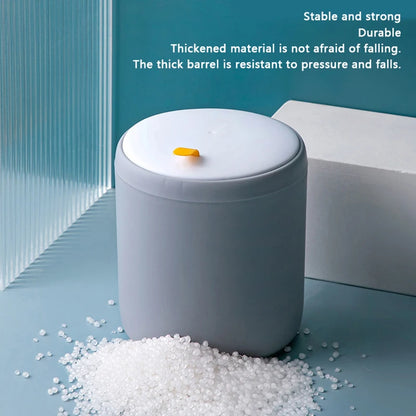 Mini Desktop Trash Can - Plastic Office Waste Bin Organizer