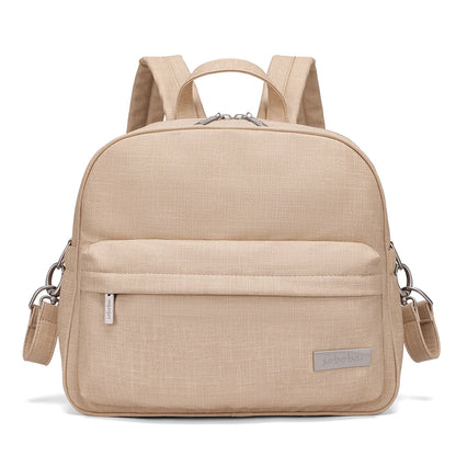 Soboba Stylish Diaper Backpack for Women Solid Fashion Waterproof Large Capacity Multi-funcional Nappy Changing Bag with 2 Strap
