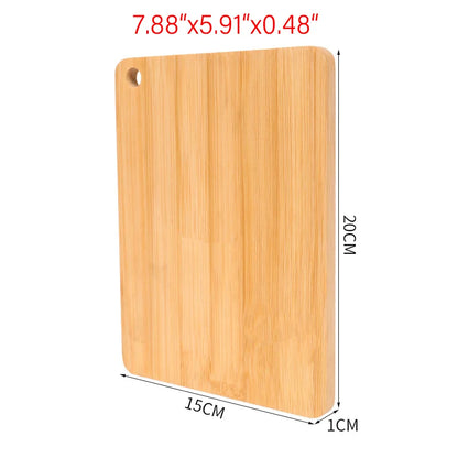 Bamboo Cutting Board – Double Sided Kitchen Cutting Board | Thick Durable Wood Chopping Block