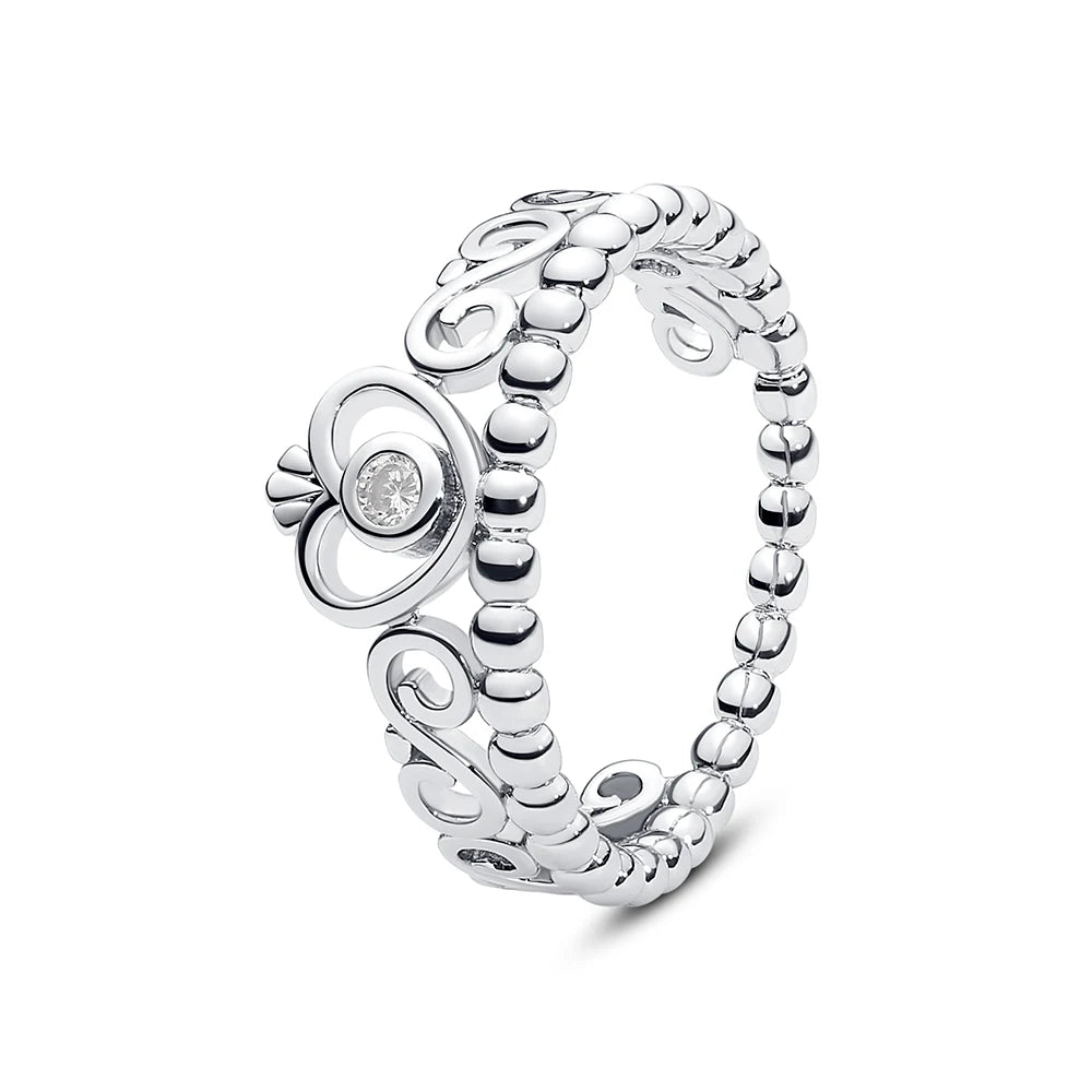 Sterling Silver Rings - 925 Silver Jewelry With Cubic Zirconia & Pave Setting