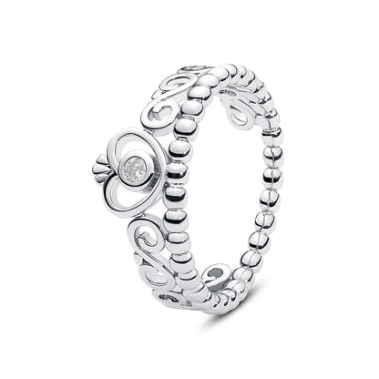 Sterling Silver Rings - 925 Silver Jewelry With Cubic Zirconia & Pave Setting