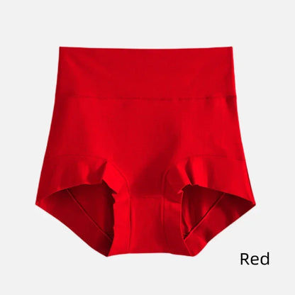 High Waist Underwear Women 60S Cotton Panties Plus Size Womens Briefs Cozy Female Underwear Tighten The Abdomen Safety Shorts