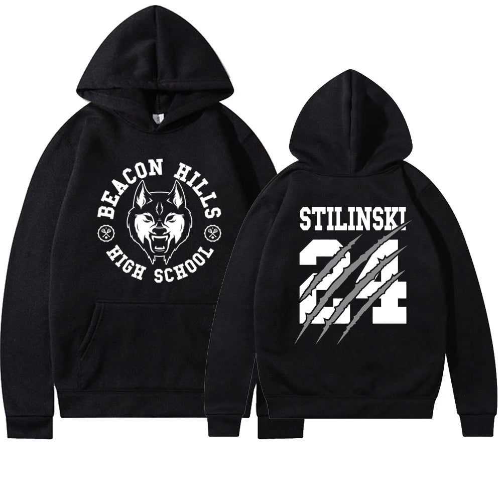 Teen Wolf Stiles Stilinski 24 Hoodie MCCALL 11 Fashion Print Streetwear Men Women Sports Sweatshirts Hoodie Harajuku Clothing