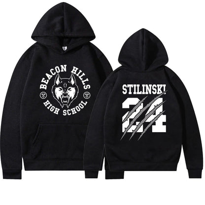 Teen Wolf Stiles Stilinski 24 Hoodie MCCALL 11 Fashion Print Streetwear Men Women Sports Sweatshirts Hoodie Harajuku Clothing