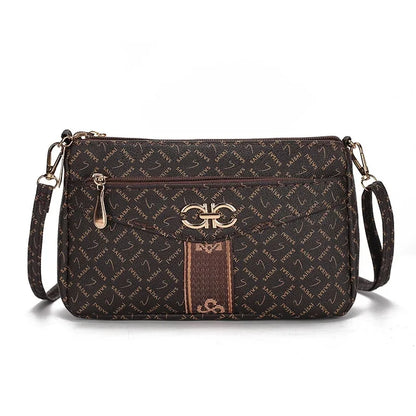 Ladies Crossbody Bag – Large Capacity Vintage Shoulder Bag with Coin Pocket