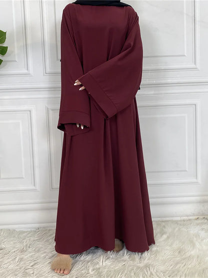 Modest Abaya Dress Ramadan Kaftan For Women | Elegant Muslim Maxi Robe