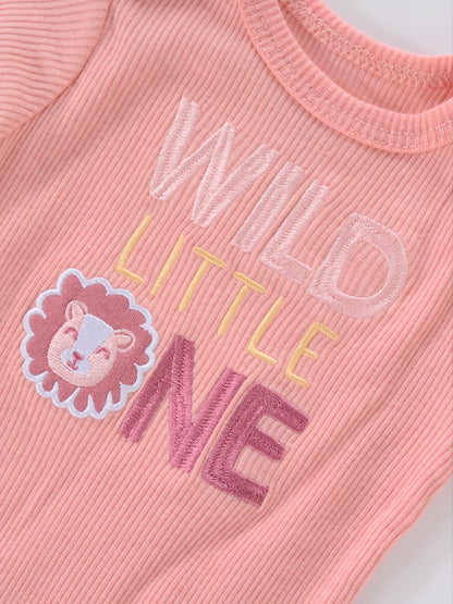Baby Romper Onesies - Newborn Infant Bodysuit Set With Cartoon Animal Print