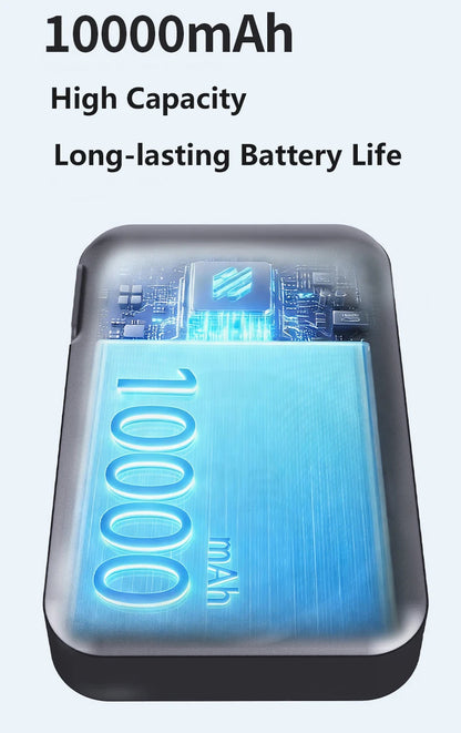 Solid-state Battery Qi2.2 25W Magnetic Wireless Power Bank PD65W Fast Charger for iPhone 17 iWatch Laptop Powerbank with AC Plug