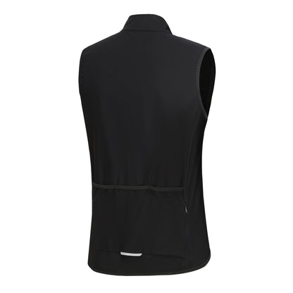 Rsantce Men 3+1 Pocket Windproof Waterproof Lightweight Cycling Sleeveless Jacket Mtb Bicycle Jersey Clothing Reflectiv Vest