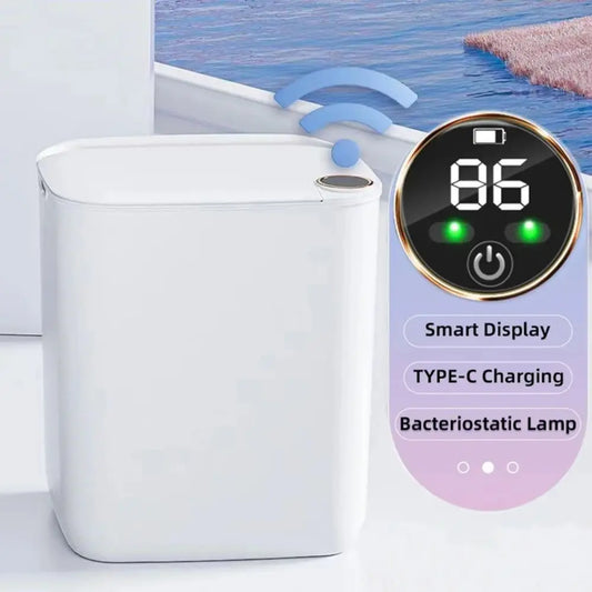 Smart Sensor Trash Can - 20L Automatic Wastebin with Type-C Charging for Kitchen and Bathroom