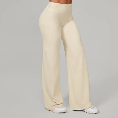 Women Yoga Pants – Soft Stretchy Fabric Full Length Leggings With Elastic Waist