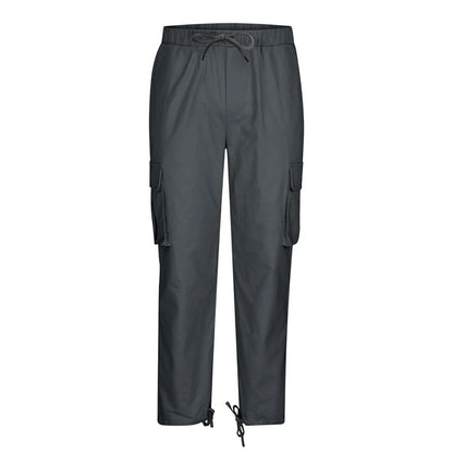 Men's Tactical Cargo Pants Multi Pocket Straight Leg Drawstring Waist Outdoor Hiking Work Casual Daily Street Travel Trousers
