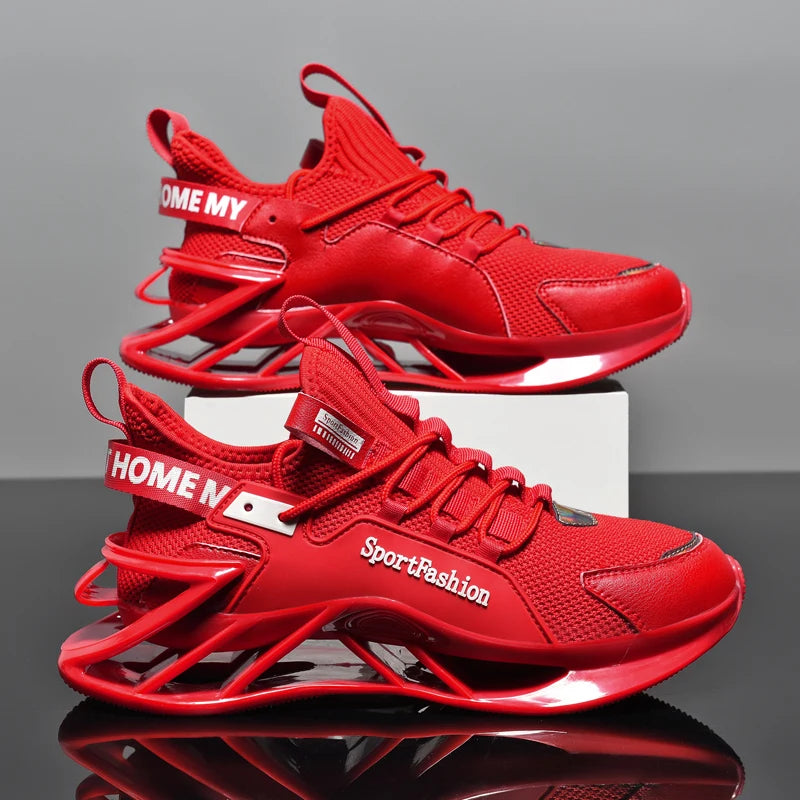 Men Casual Sneakers - Breathable Mesh Shoes With Durable TPU Outsole & Lightweight Design