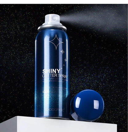 Makeup Glitter Spray Instantly Enhancing Radiance Emit Charming Radiance Quick Drying Brightening Waterproof Party Glitter Spray