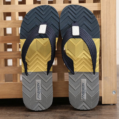 Fashion Flip Flops Men Breathable Slippers Indoor House Summer Beach Slides Casual Sandals 2024 Slippers Men Outdoor Shoes Slide