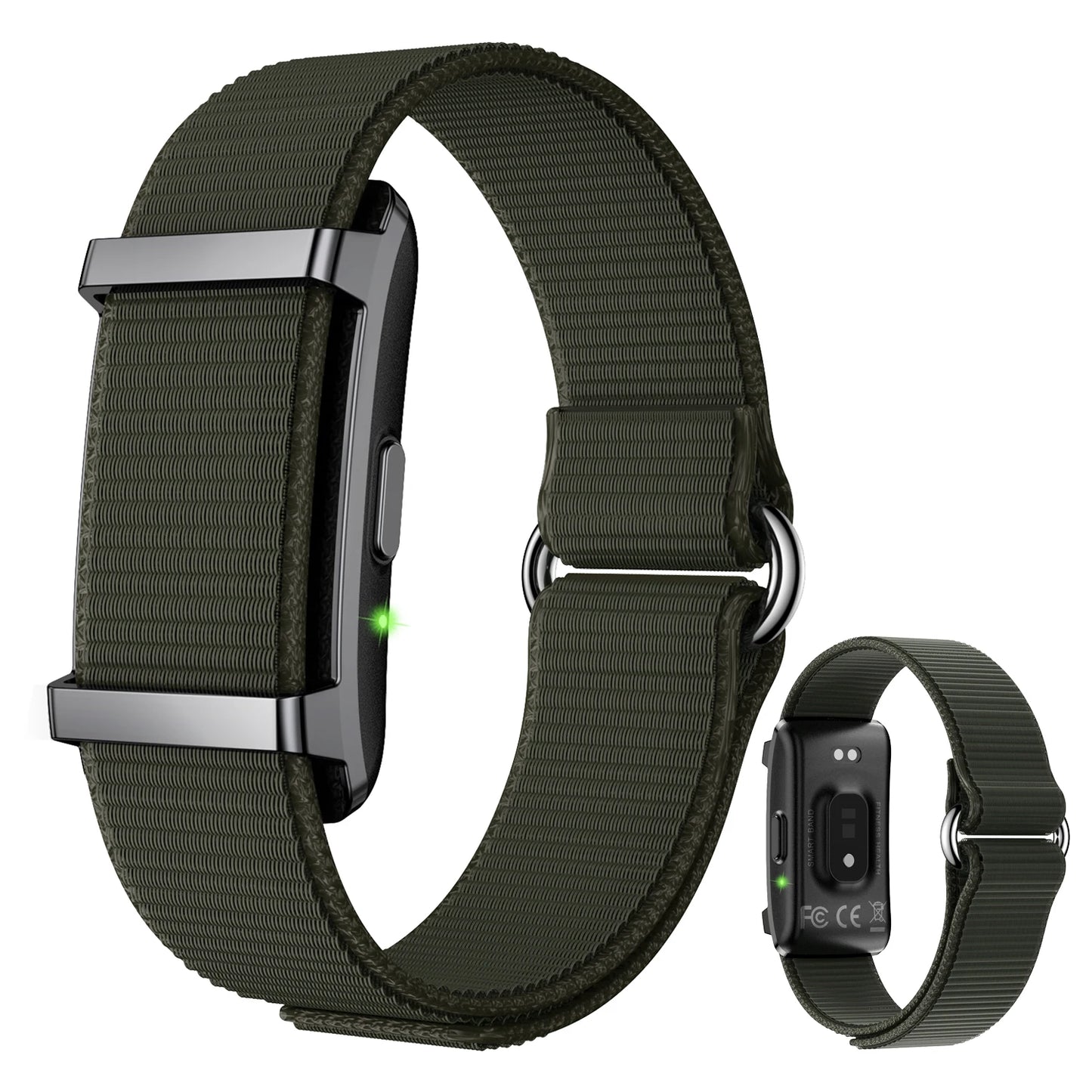 Smart Bracelet Sports Fitness Tracker Health Monitoring Step Count Heart Rate Sleep Tracking 1ATM Waterproof Smart Wristband