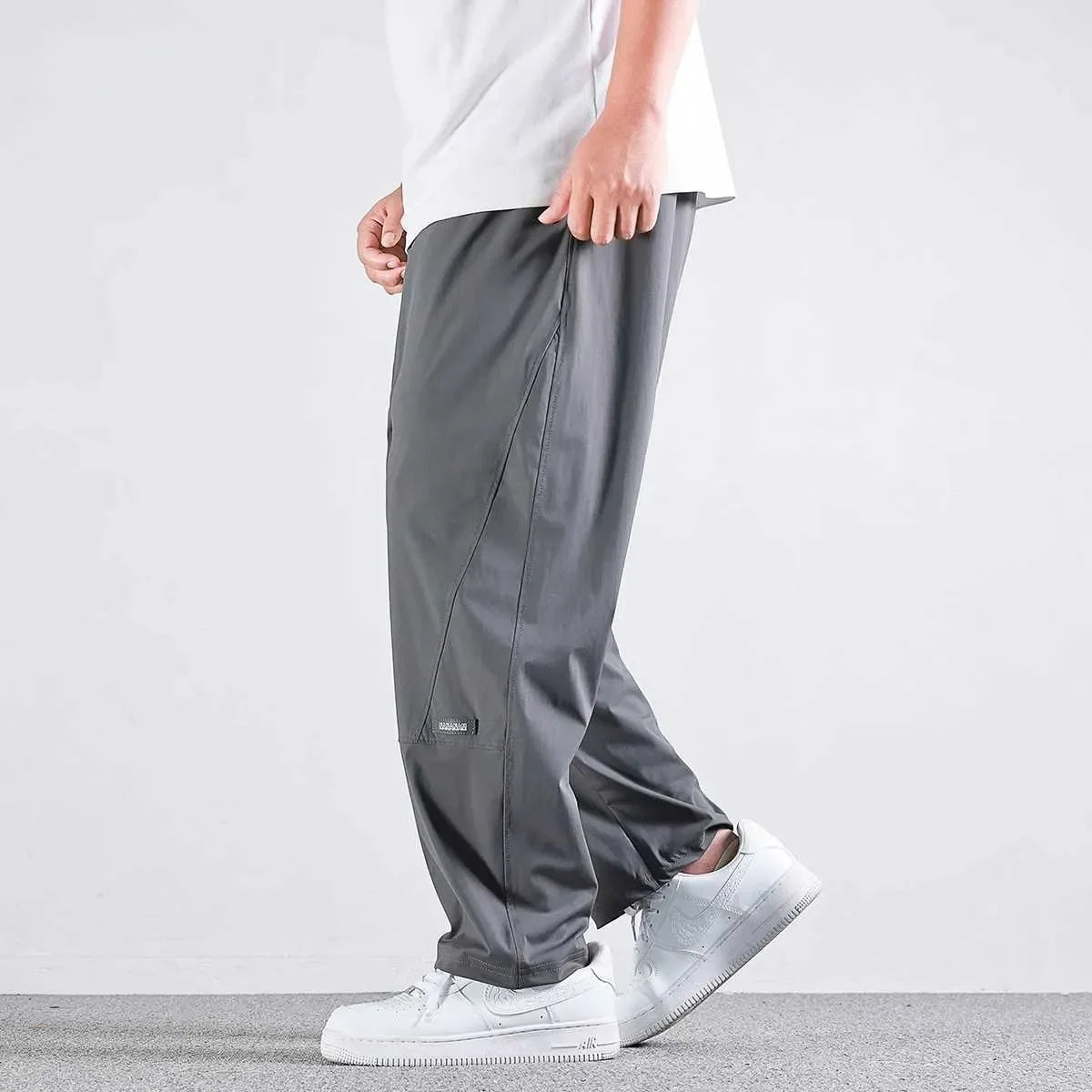 10XL Casual Pants Mens Straight Loose Trousers Men Clothing Elastic Waist Quick Dry Pants Summer Fashion Oversized Joggers Pants