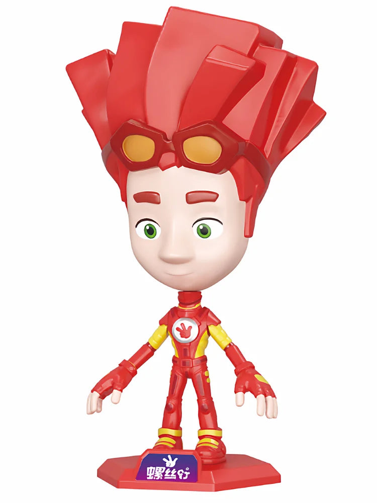 The Fixies Simka Nolik Fire Action Figure Transforming Toy with Storage Design Cartoon Figure Collection Toy Kid Birthday Gift