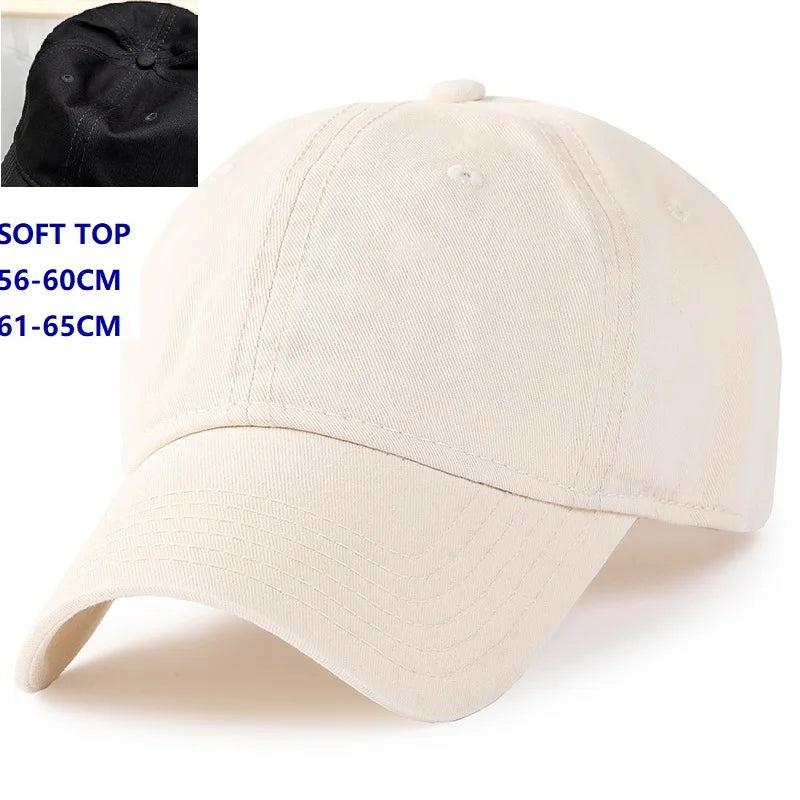 Big Head Man Large Size Mesh Baseball Hats Outdoors Plus Size Sport Caps Dad Oversize Trucker Cap 56-61cm 62-66cm