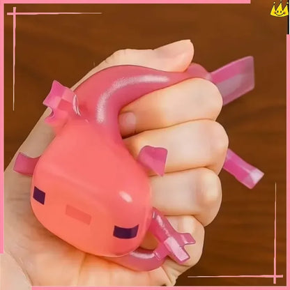 Game Axolotl Squeeze Toys Relieve Stress And Release Emotions Fidget Sensory Squeeze Toys Increase Entertainment Festiva