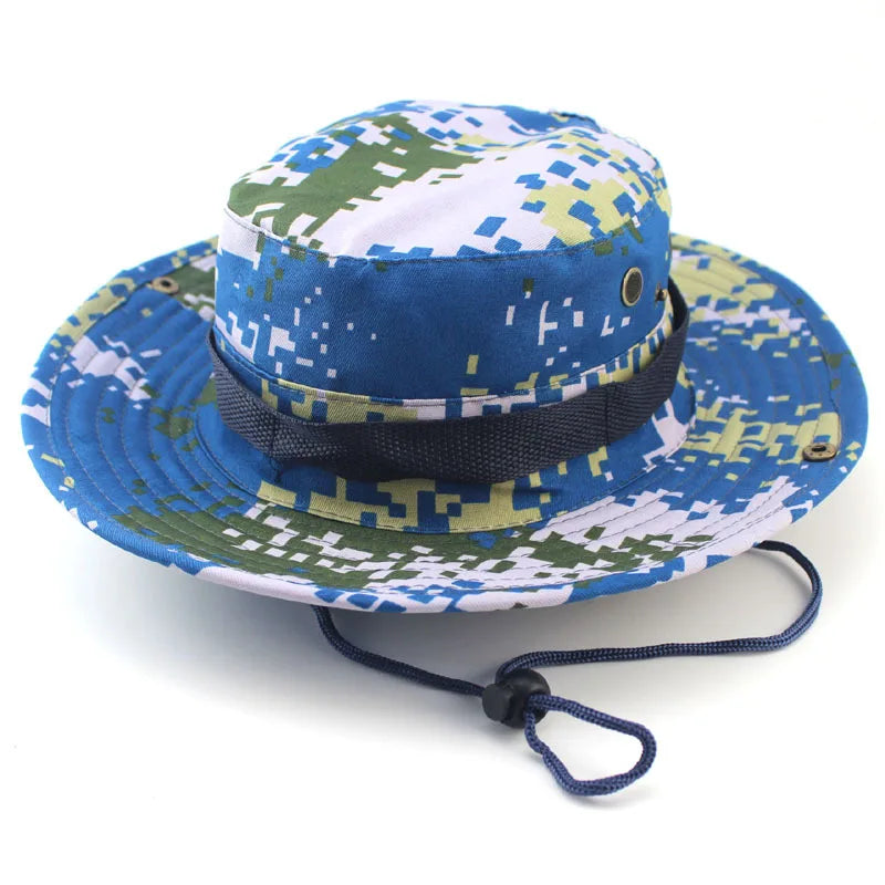 Camo Boonie Hat – Tactical Bucket Hat for Fishing, Hiking & Hunting