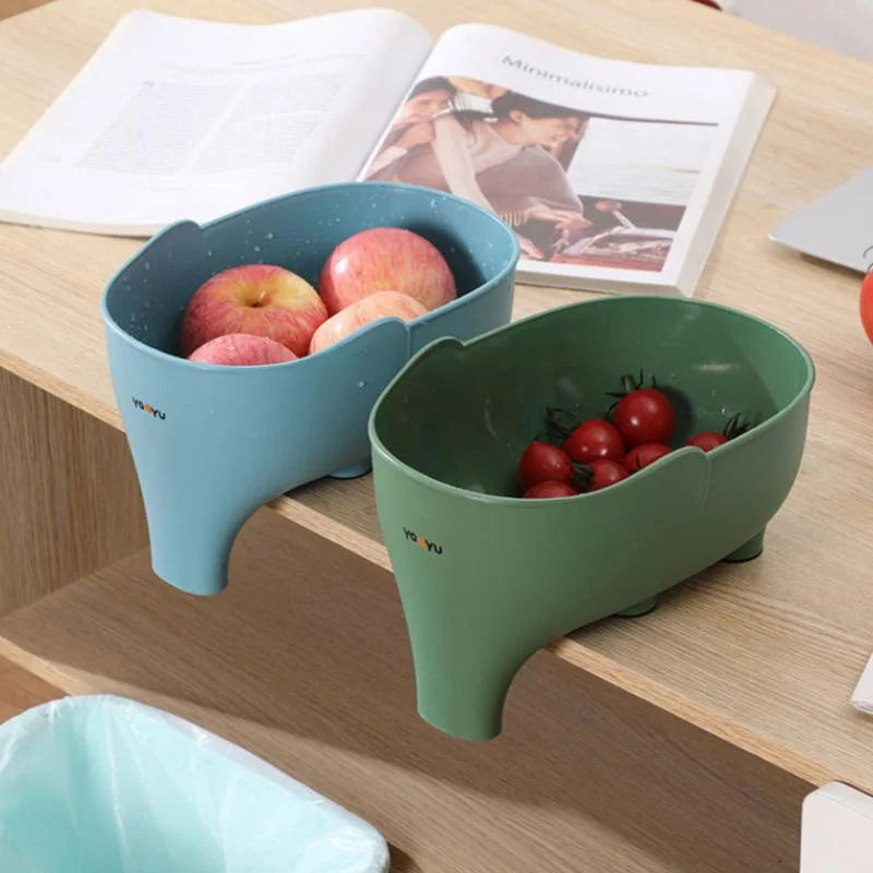 Elephant Sink Strainer - Hanging Drainer Basket for Fruits and Vegetables - ZOOMNSTORE