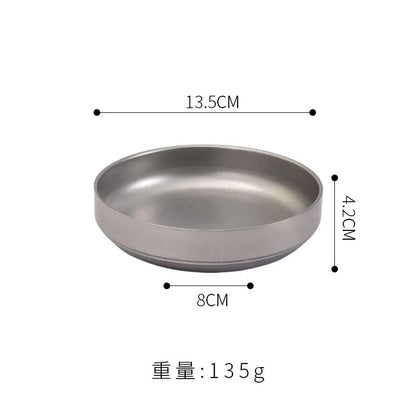 304 Stainless Steel Salad  Seasoning Bowl Set - Retro Tableware 2025