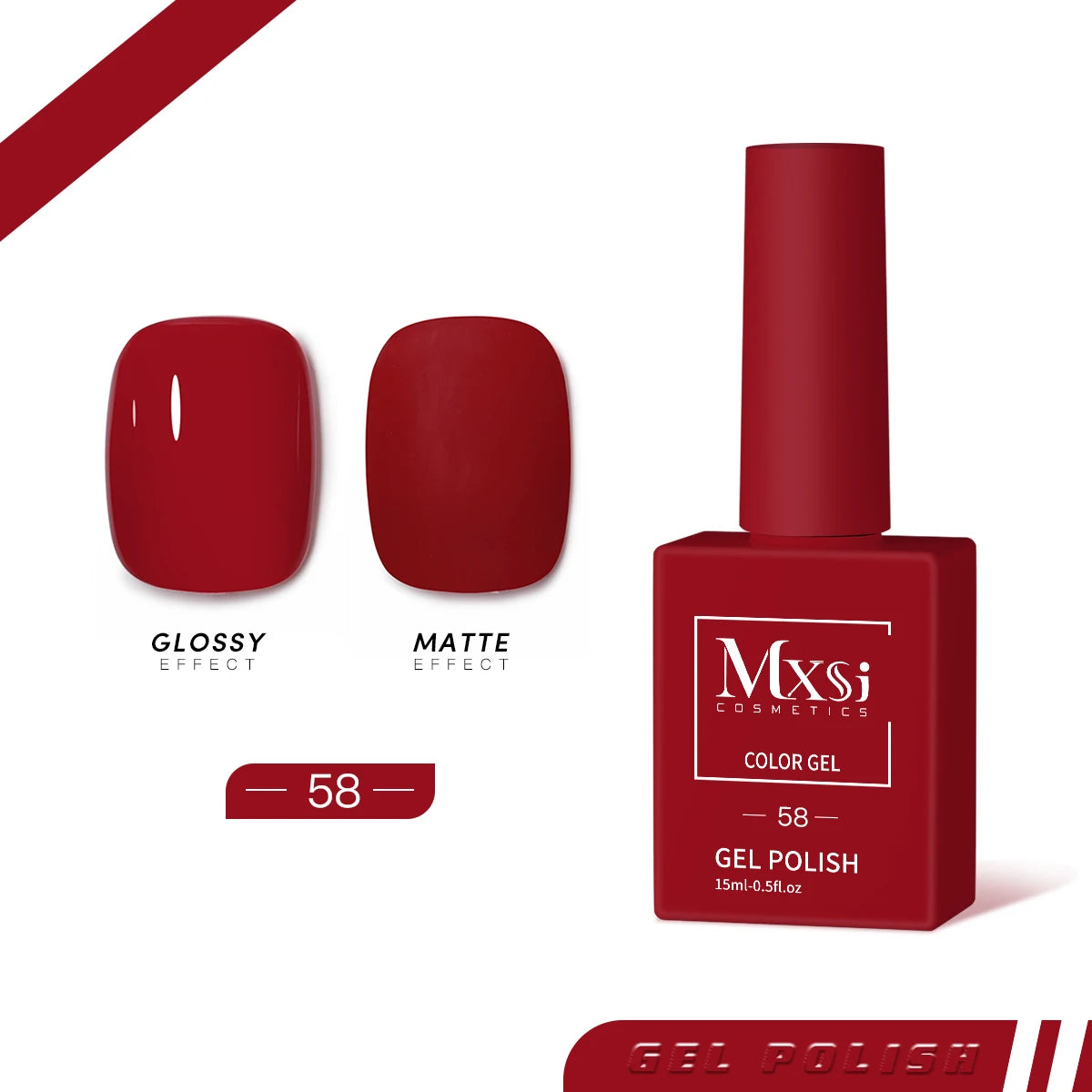 Gel Nail Polish Set - Neon Brown Royal Blue Red Green Pastel Nude Varnish