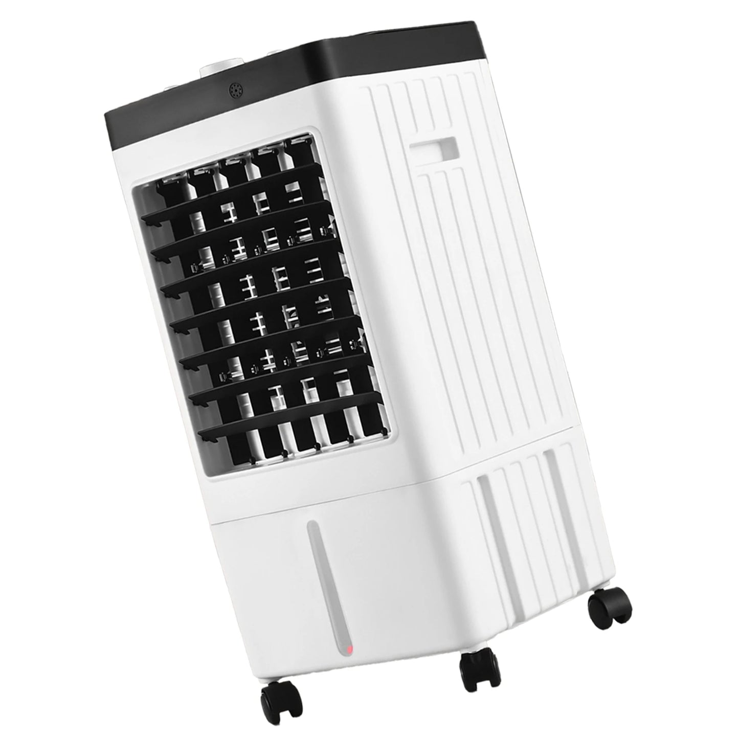 Evaporative Air Cooler 100° Oscillation Swamp Cooler with Remote Control / 2 Ice Boxes / 2.11 Gal Water Tank 1-7H Timer 3 Wind