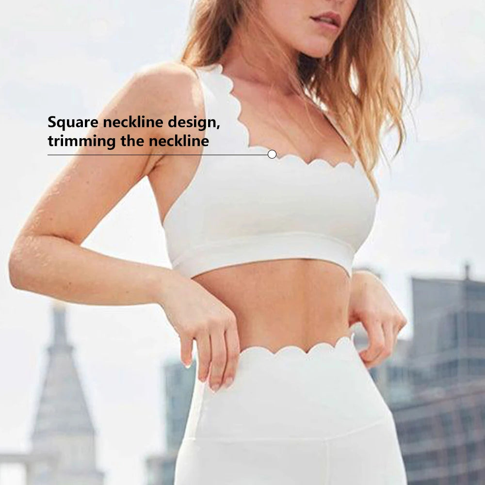 Women Two Pieces Fitness Yoga Set Solid Color Stretchy Soft Gym Suit Breathable Quick Dry Workout Clothes Female Sportswear
