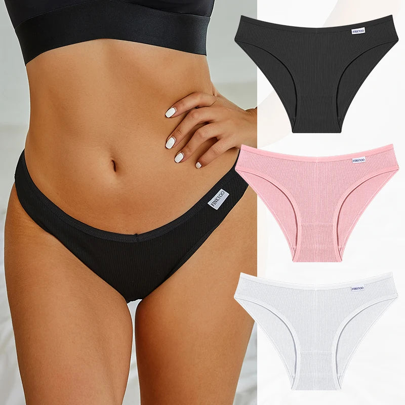 Cotton Women's Panties - Low Waist Briefs | Comfortable Soft Cotton Underwear