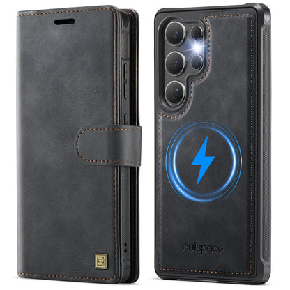 Leather Phone Case 2-in-1 Detachable Wallet Cover With Card Holder For Samsung Galaxy S25 Plus