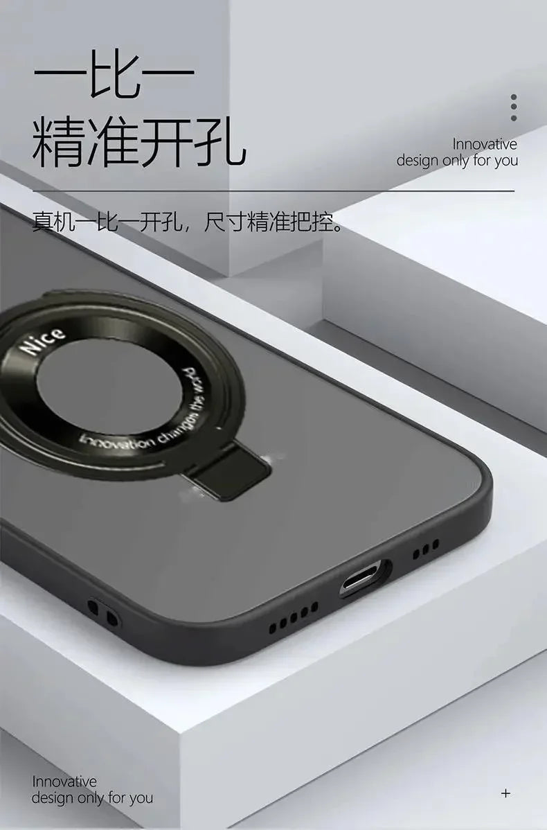 Luxury Matte Case For Samsung Galaxy S26 S25 Edge S24 FE S23 S22 S21 Ultra Plus A56 A26 A36 A16 A15 Magnetic Magsafe Cover
