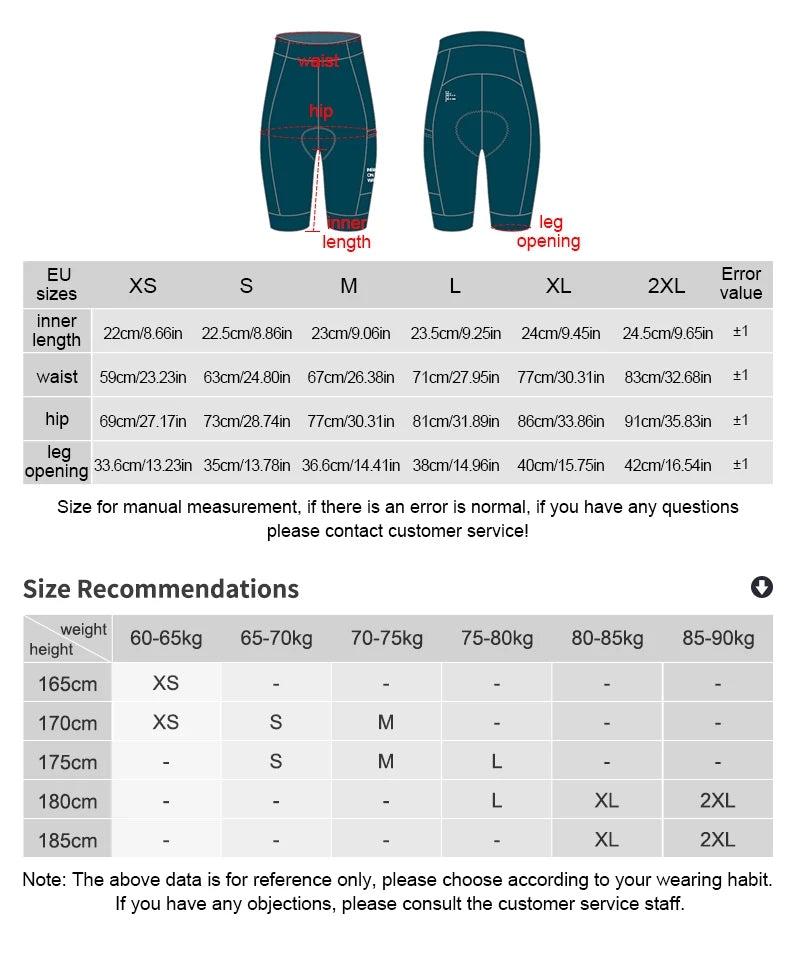 INBIKE Pro Summer Men's Cycling Shorts Bicycle Pants Shock-absorbing Cycling Clothing Mountain Road Bike Tousers With pocket