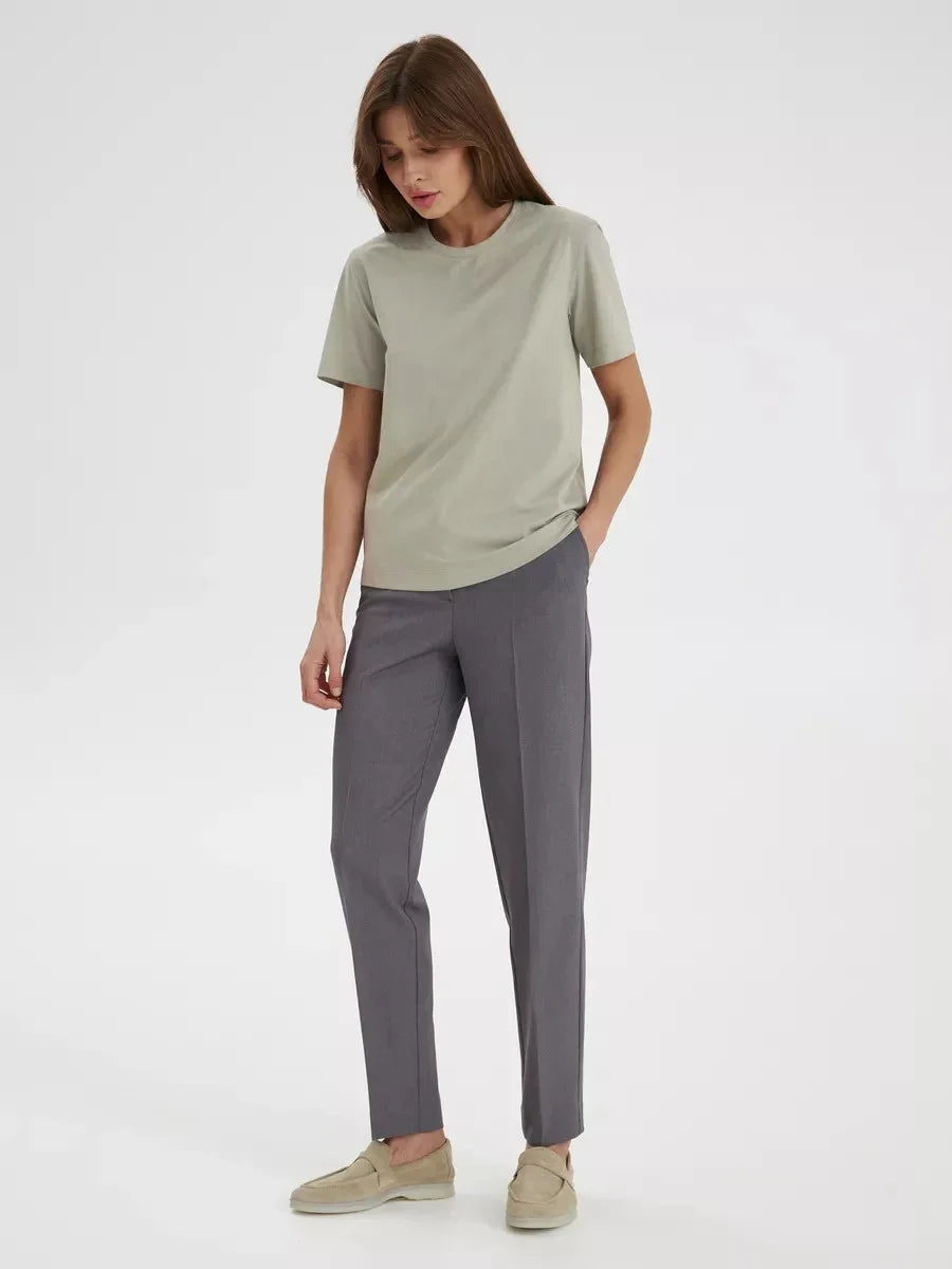 Cotton Summer Womens T-Shirt - Short Sleeve Loose Basic Top