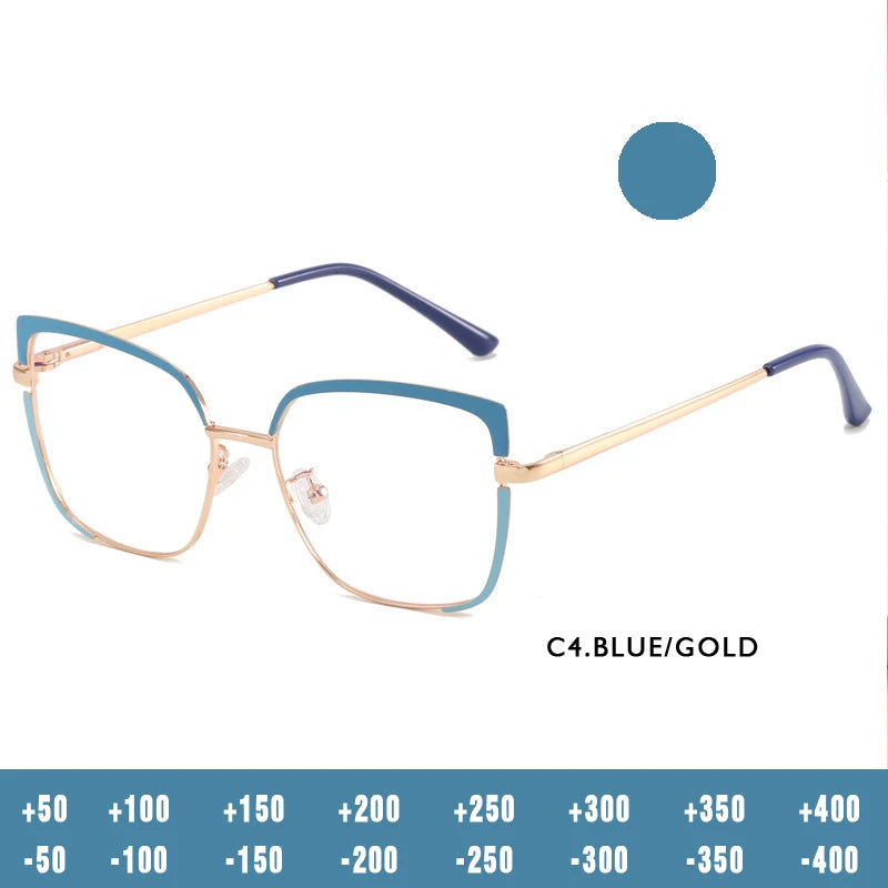 O-Q CLUB Women's Grade Glasses Anti Blue Light Lenses Woman's Eyeglasses Lunettes Myopia Reading Glass Sunglasses Man Eyewear
