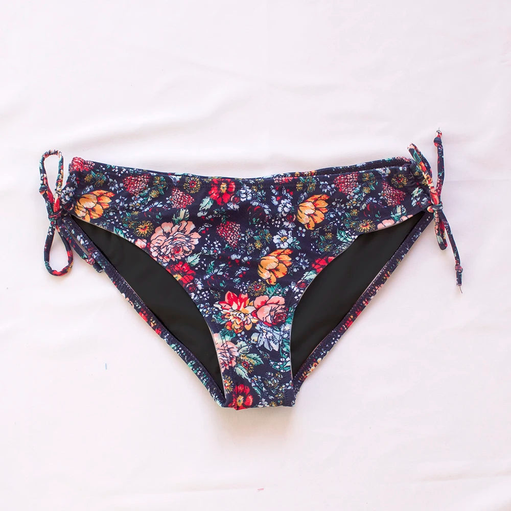 Floral Bandage Basic Bikini Tanga Brazilian Bikinis Women Bottom 2026 Sexy Swimwear Swimsuit Women Bottom Bathing Suit 171T