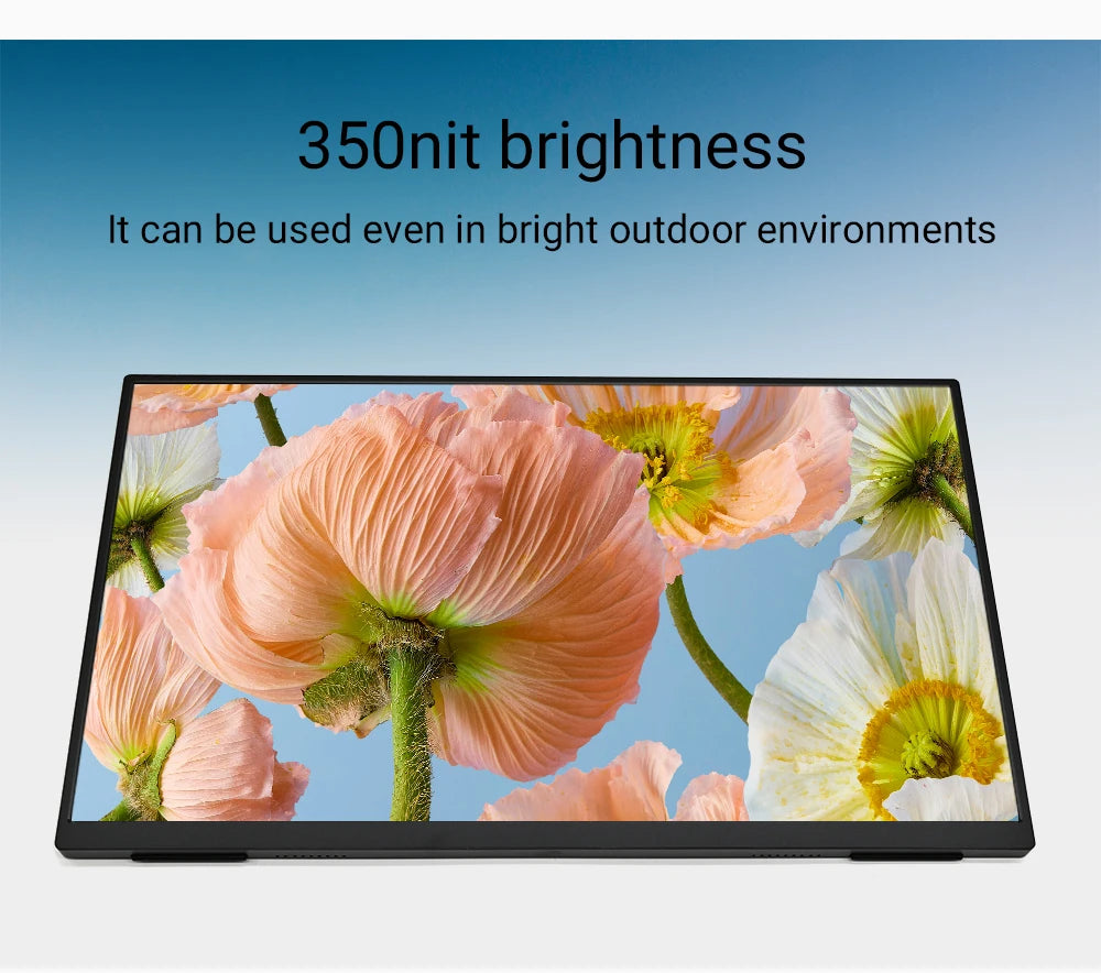 Portable 18 Inch Monitor - 1080P 100Hz IPS Display with HDR10 & 100% sRGB