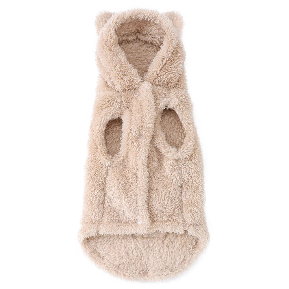 Fleece Warm Cat Costume For Winter Autumn Cute Soft Cats Clothes For Small Medium Dog Kitty Kitten Sweater Funny Pet Coat Sphynx
