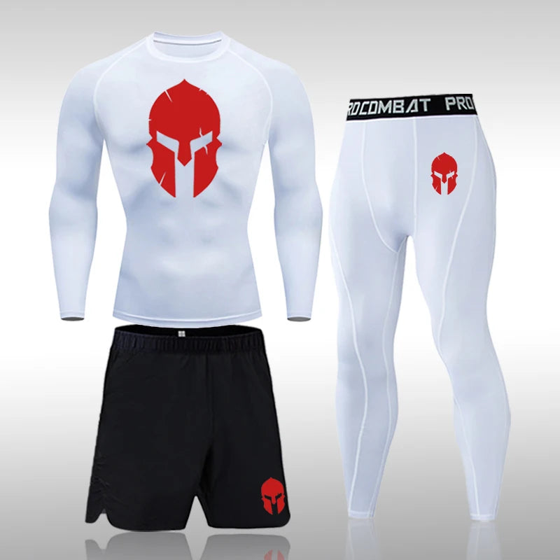 Men Sport Suits - Compression Workout Gear | Rashguard Shirts & MMA Fightwear