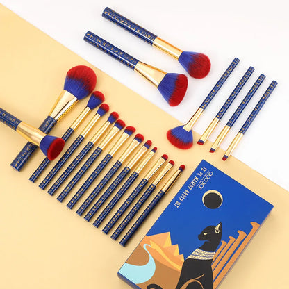 Docolor Makeup Brush Set Professional 10-30pcs Eyeshadow Blush Synthetic Foundation Brush Powder Contour Cosmetic Tool For Women